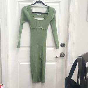 CRAZY SALE!!! Sage green sweater dress size small 12th Tribe